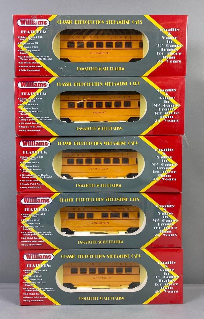Williams Electric Trains O Gauge Reproduction Streamline Train Cars (1 of 3)