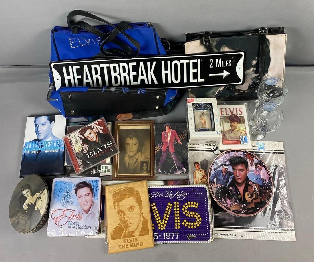 Group of Assorted Elvis Memorabilia (1 of 3)