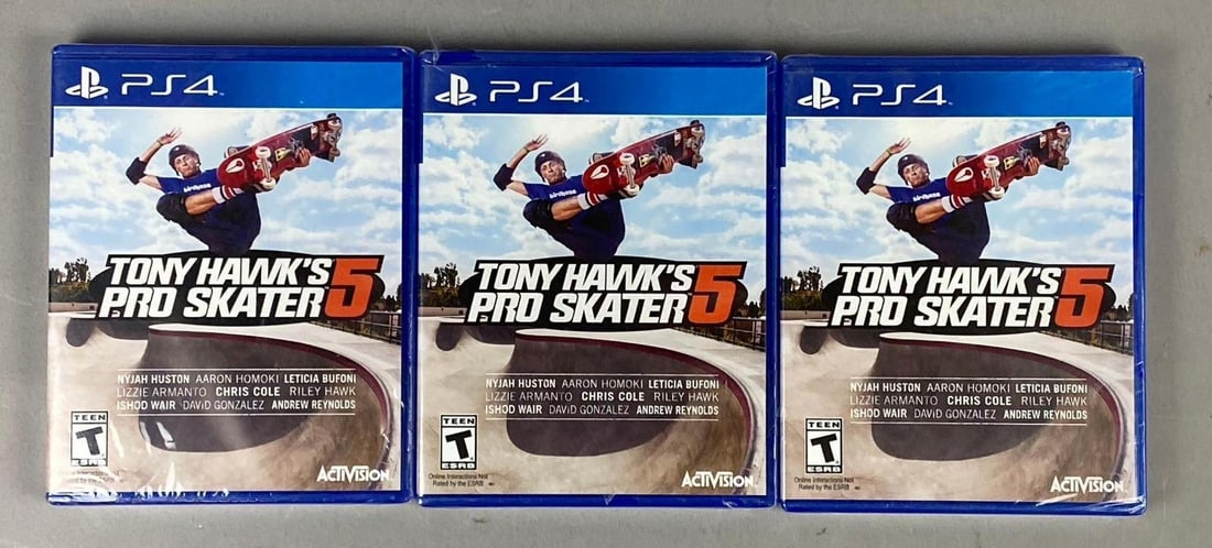 Group of 3 SEALED 2015 PS4 Tony Hawks Pro Skater 5 (1 of 2)