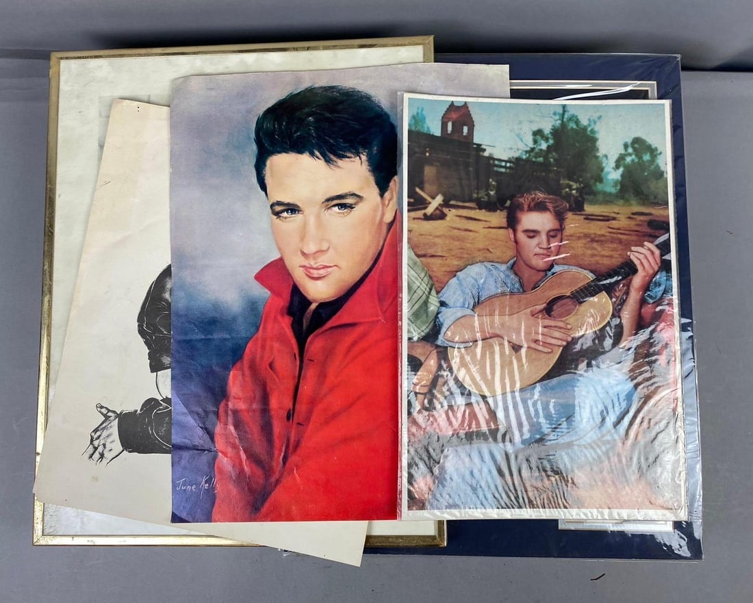 Group of Assorted Elvis Presley Paintings and More (1 of 4)