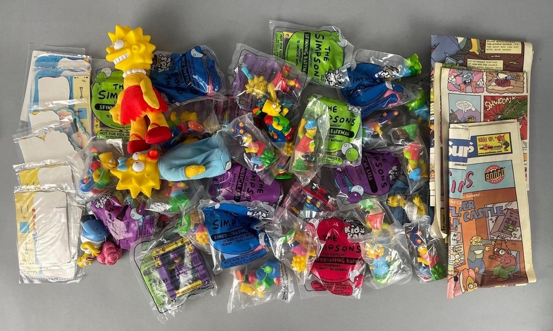 Group of Subway Kids Pak The Simpsons Toy Premiums (1 of 3)