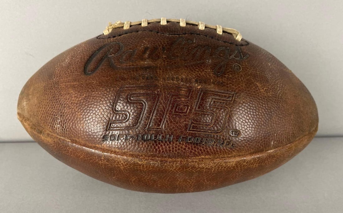 Vintage Rawlings ST-5 Soft Touch Intercollegiate Football (1 of 4)