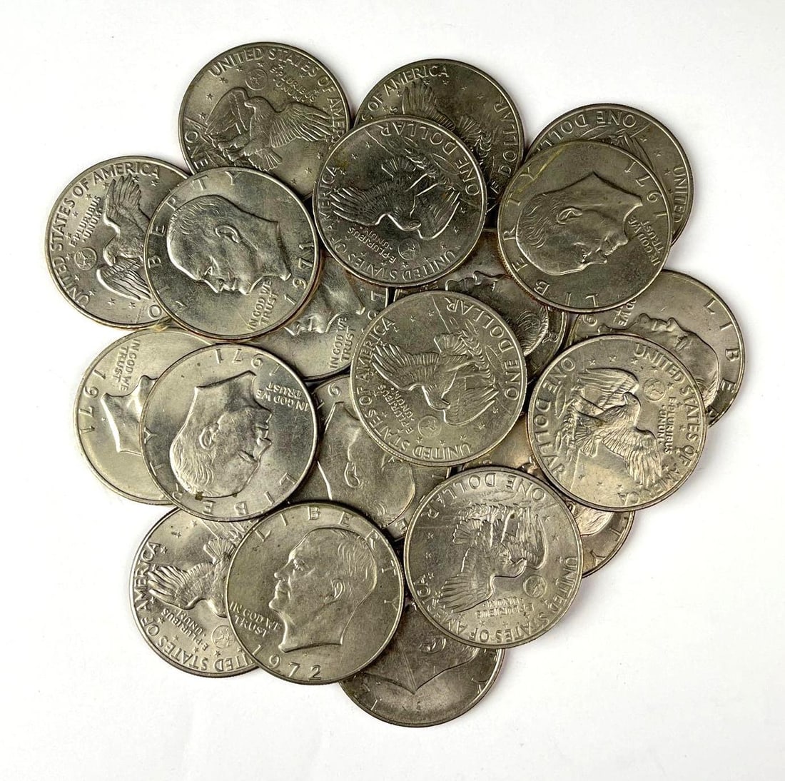 Group of 20 US Eisenhower Dollars (1 of 1)