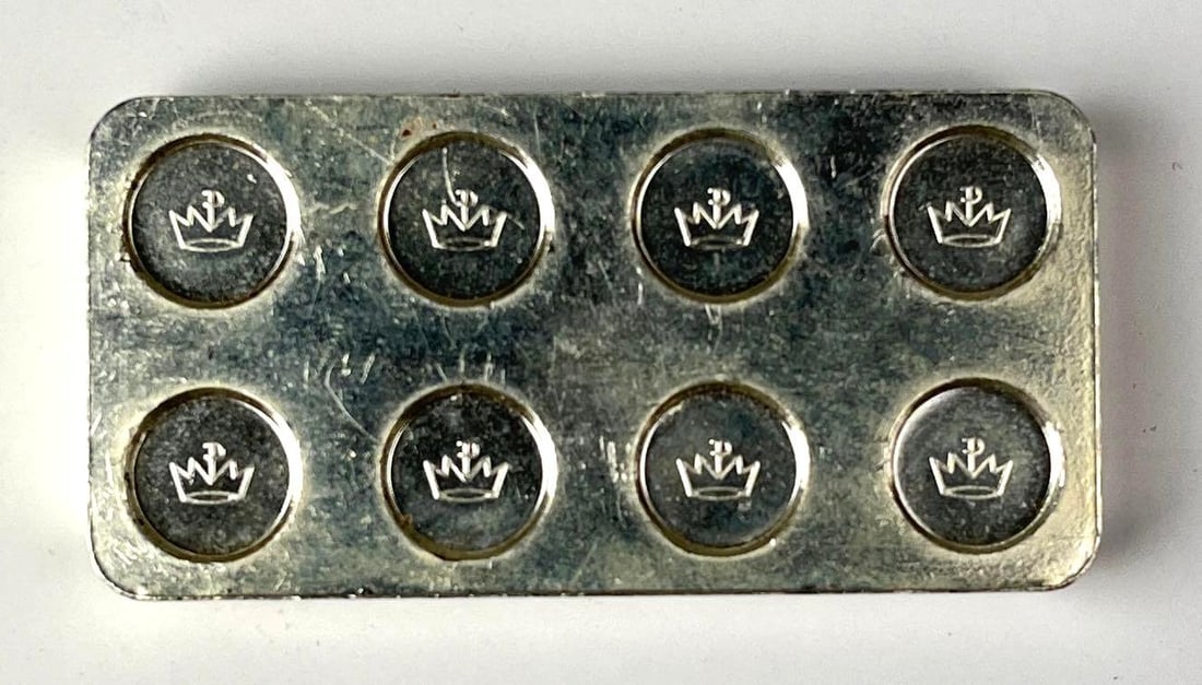 Monarch Precious Metals Building Block Lego 10 oz 999 Fine Silver Ingot/ Bar (1 of 2)