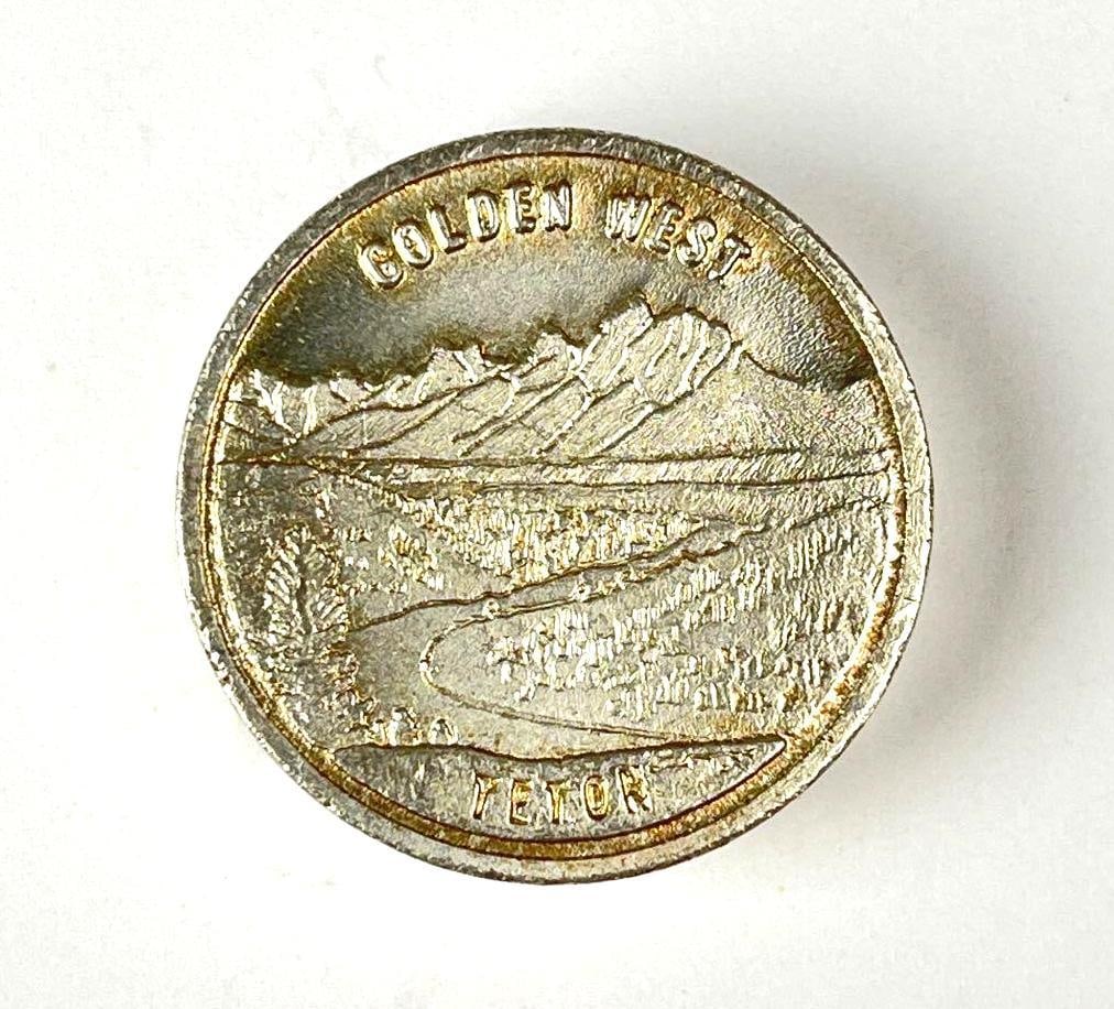 Swiss of America Golden West Teton 1 oz 999 Fine Silver Round (1 of 2)