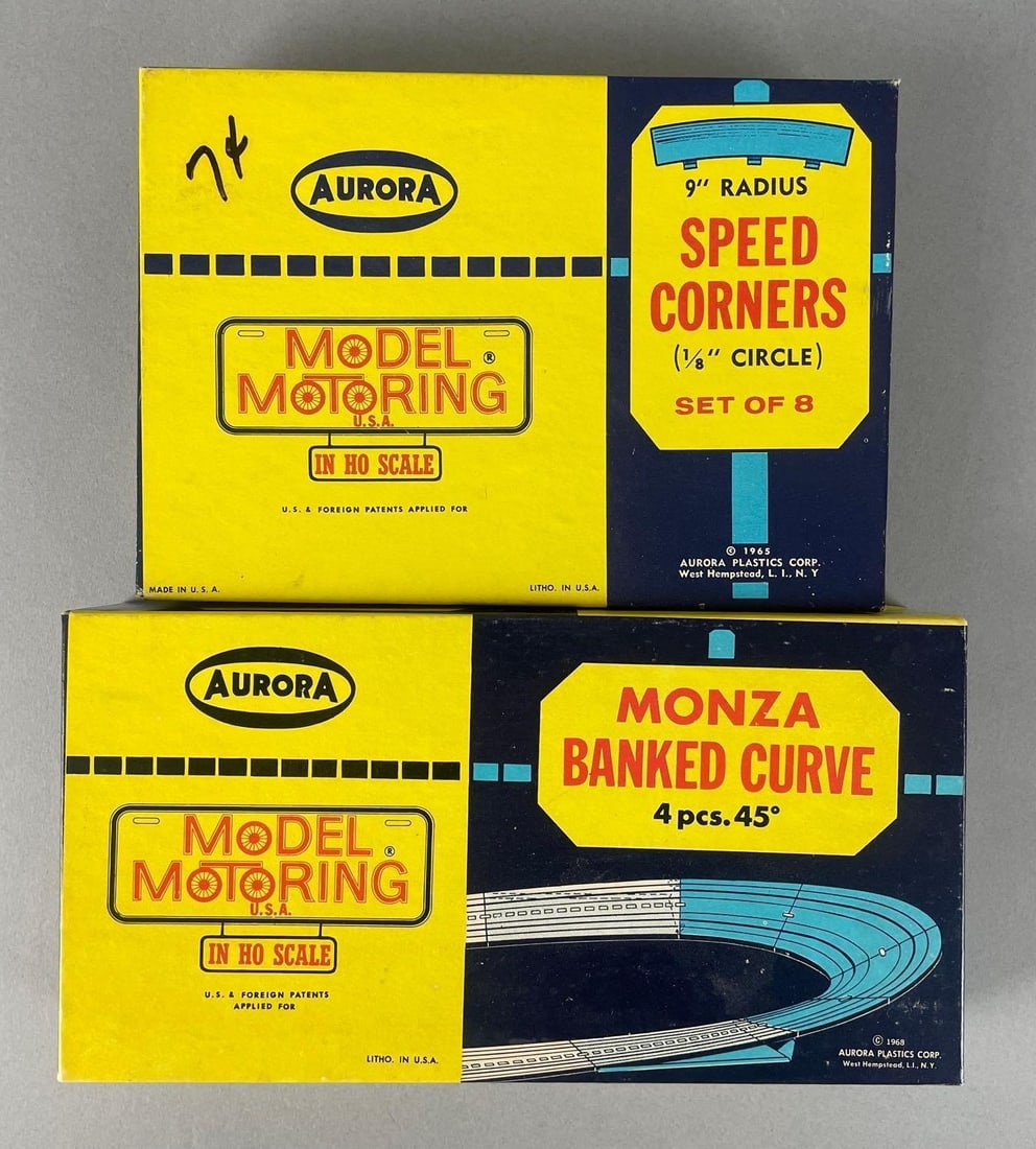 Group of 2 1960s Aurora HO Scale Slot Car Tracks (1 of 2)