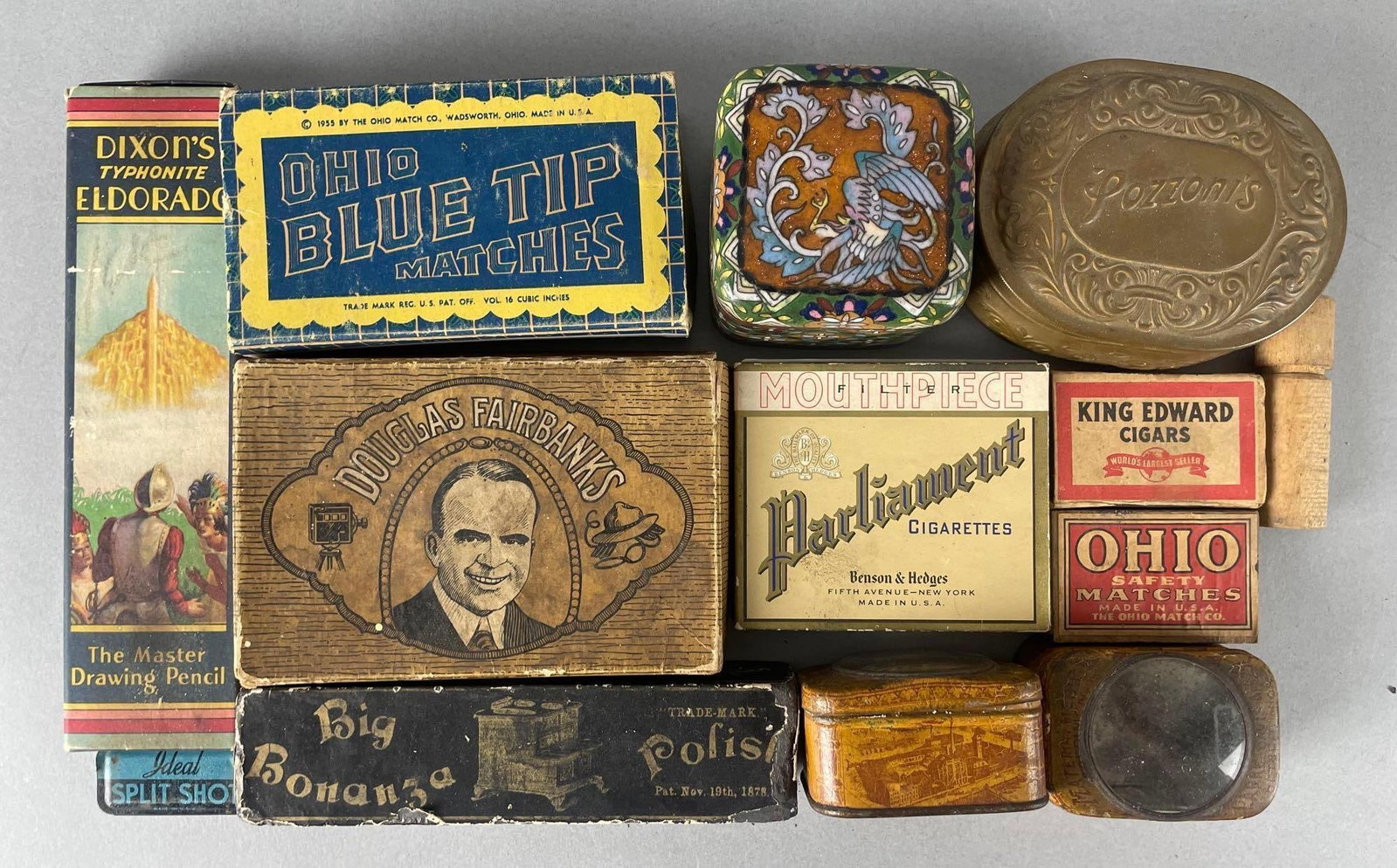Group of Vintage Advertising Boxes and More (1 of 2)