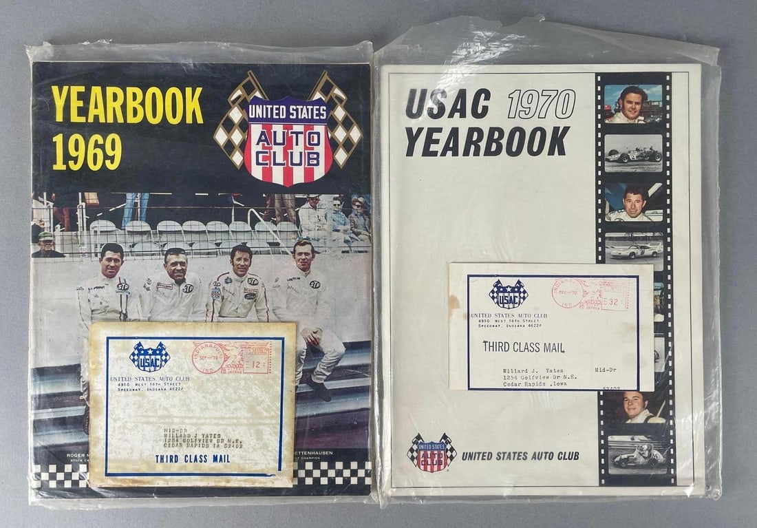 1969 and 70 United States Auto Club Yearbooks (1 of 2)