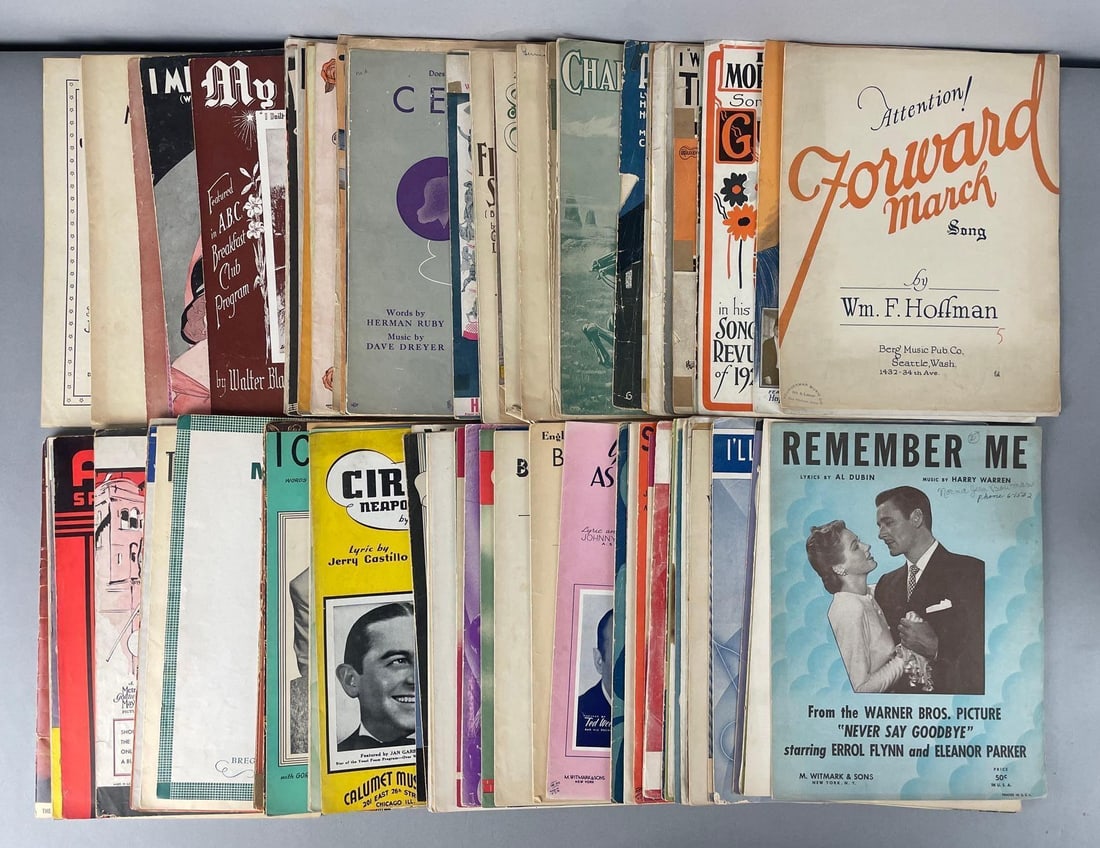 Group of 100+ 1920s/30s Songbooks: Sheet music