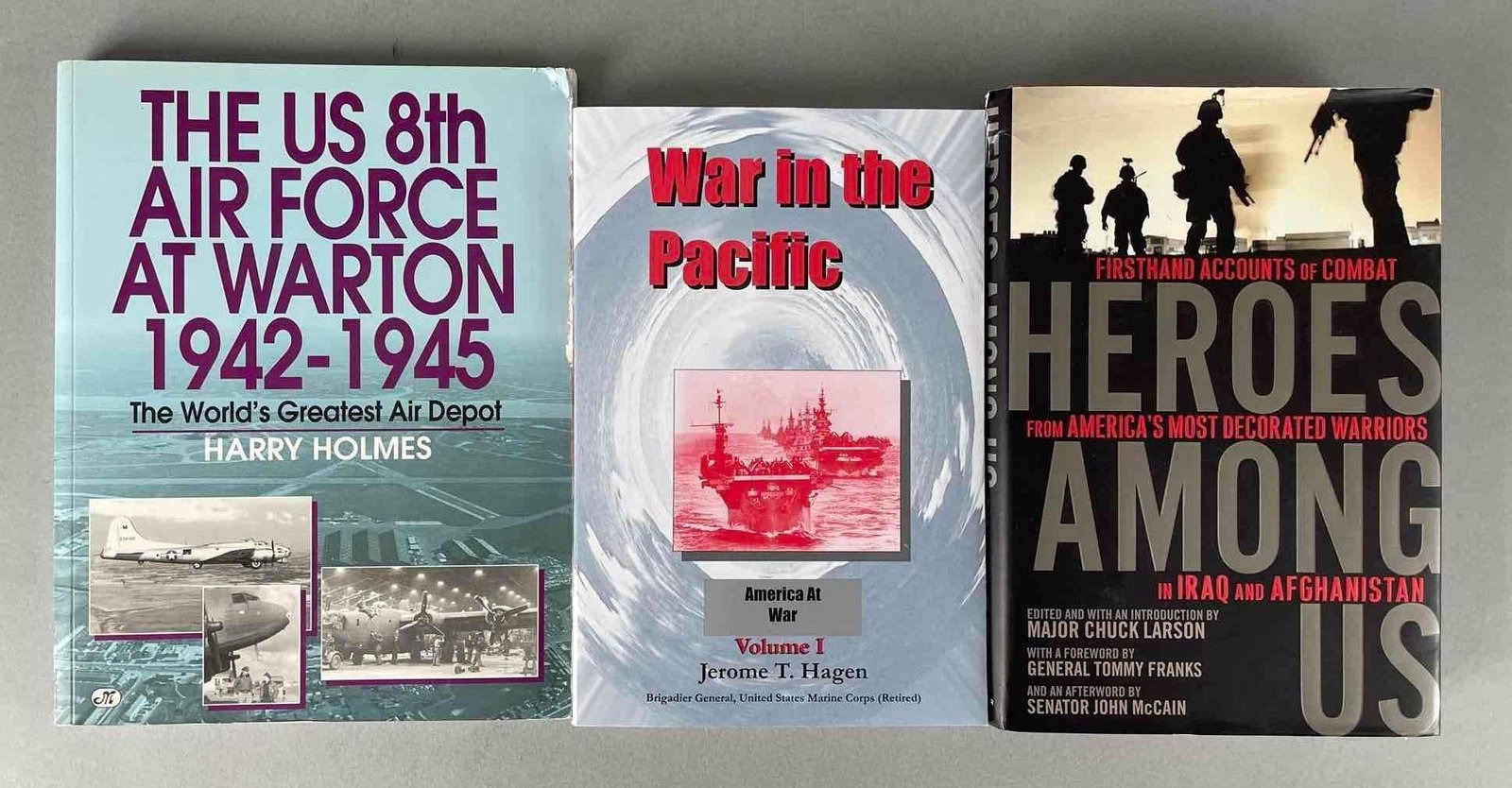 Group of 3 Signed Military Books (1 of 4)
