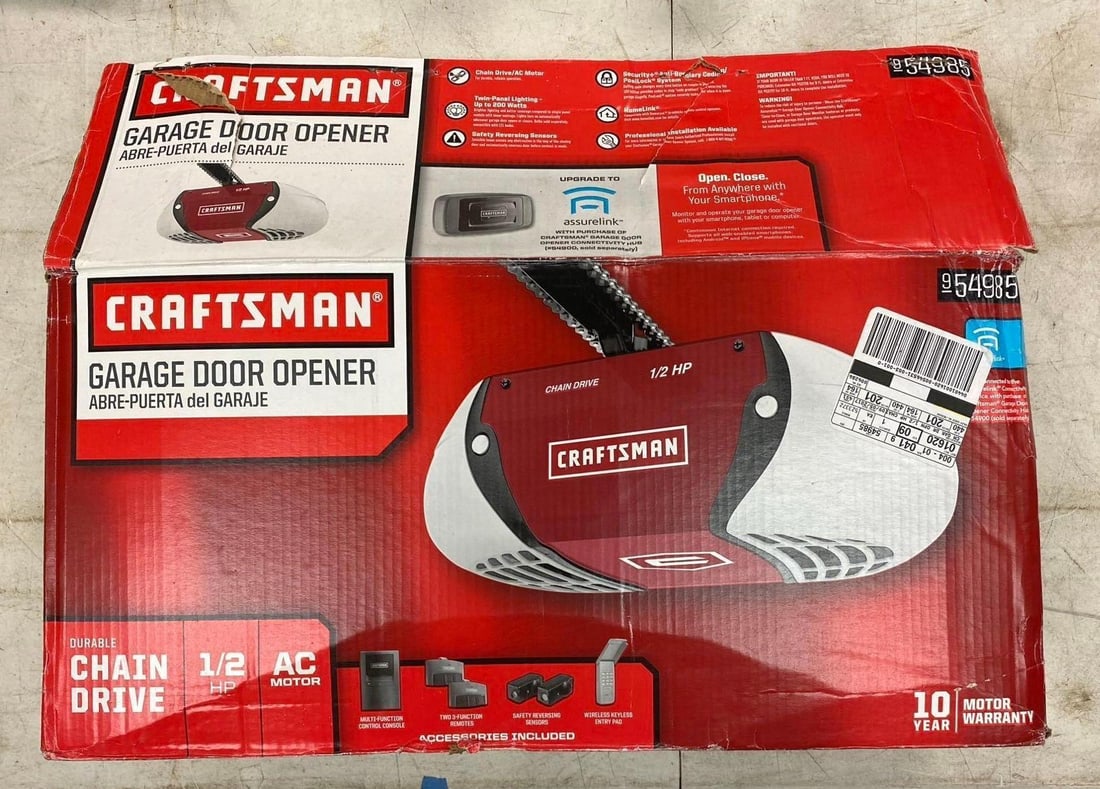 Craftsman 1/2 Hp Garage Door Opener (1 of 3)