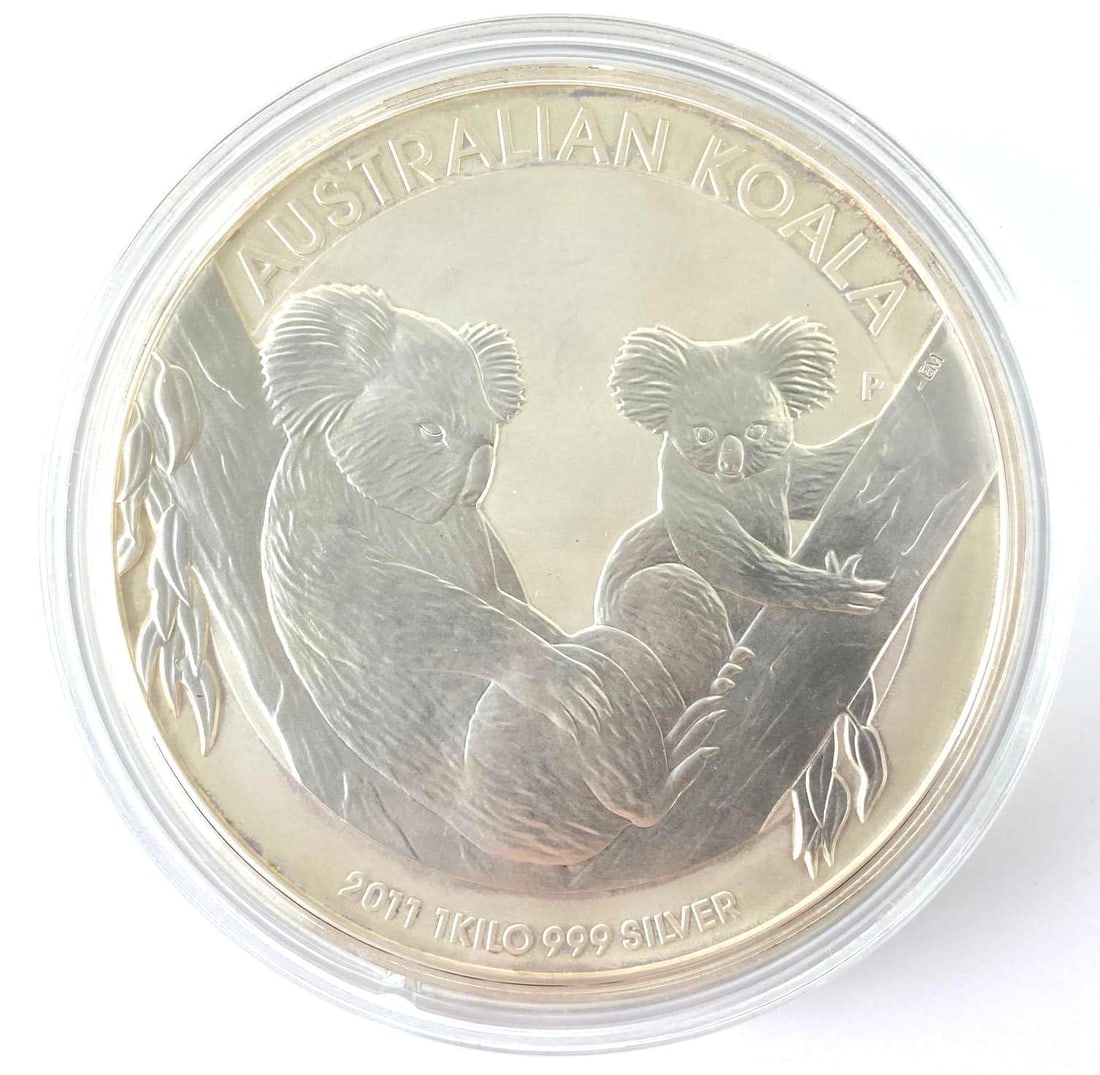 2011 $30 Australian Koala 1 Kilo .999 Fine Silver Round: 2011 $30 Australian Koala 1 Kilo .999 Fine Silver Round