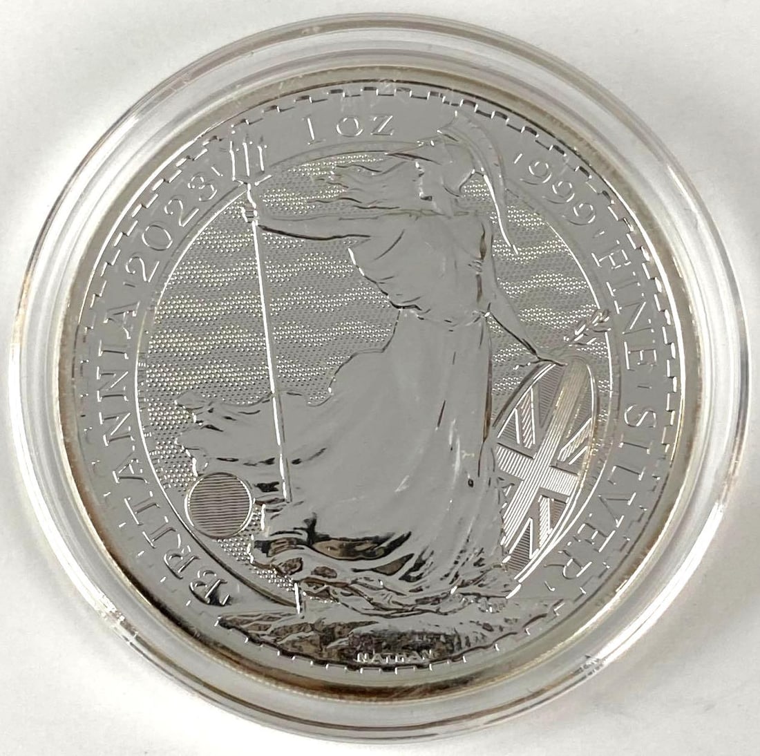 2023 Britannia 1 Oz .999 Fine Silver ?2 Coin: 2023 Britannia 1 Oz .999 Fine Silver ?2 Coin