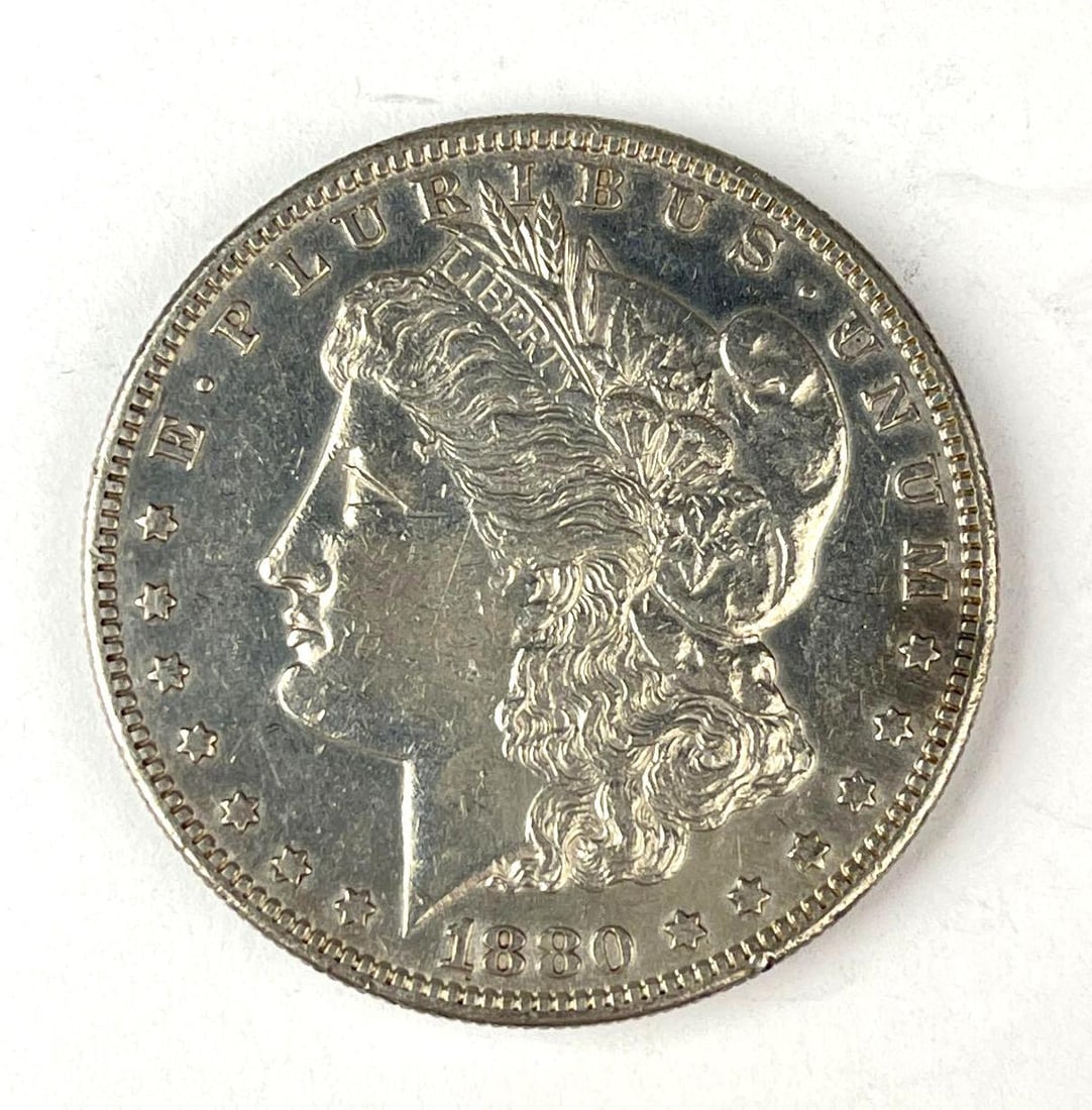 1880 S US Morgan Silver Dollar (1 of 2)