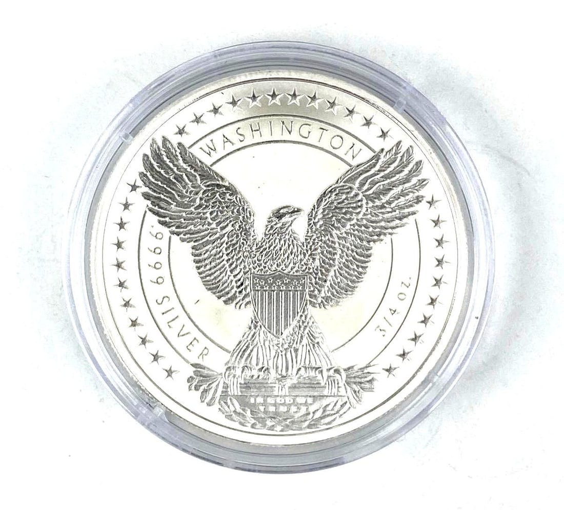 2025 NIEU $1 Washington 3/4 oz .9999 Silver Coin: 2025 NIEU $1 Washington 3/4 oz .9999 Silver Coin