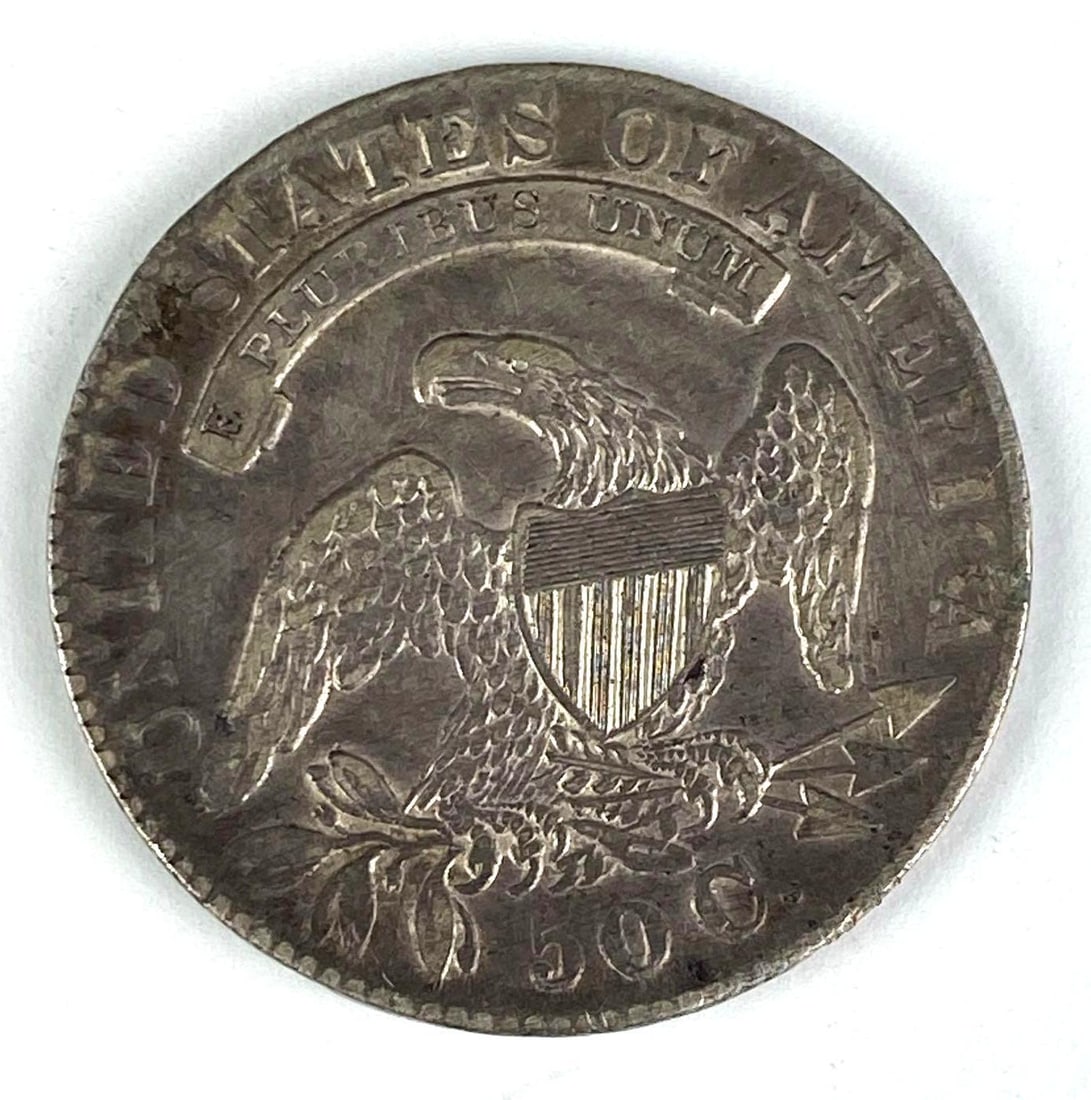 1833 Capped Bust Silver Half Dollar - 2