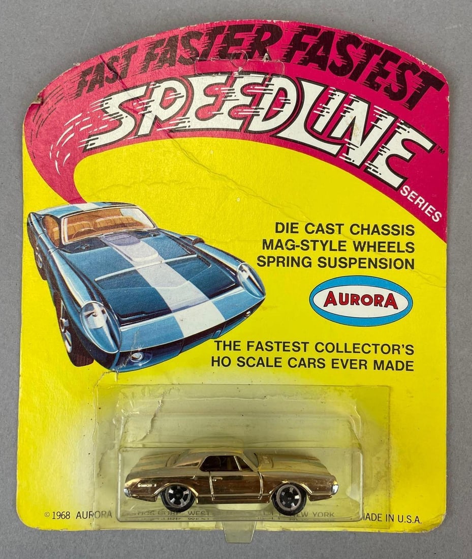1968 Aurora SpeedLine Cigar Box Cougar Die-Cast Vehicle (1 of 3)