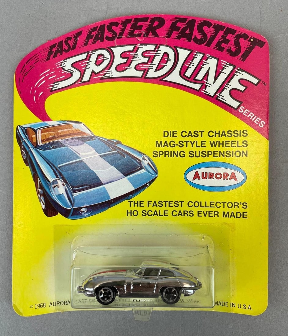 1968 Aurora SpeedLine Cigar Box Jaguar Die-Cast Vehicle (1 of 3)