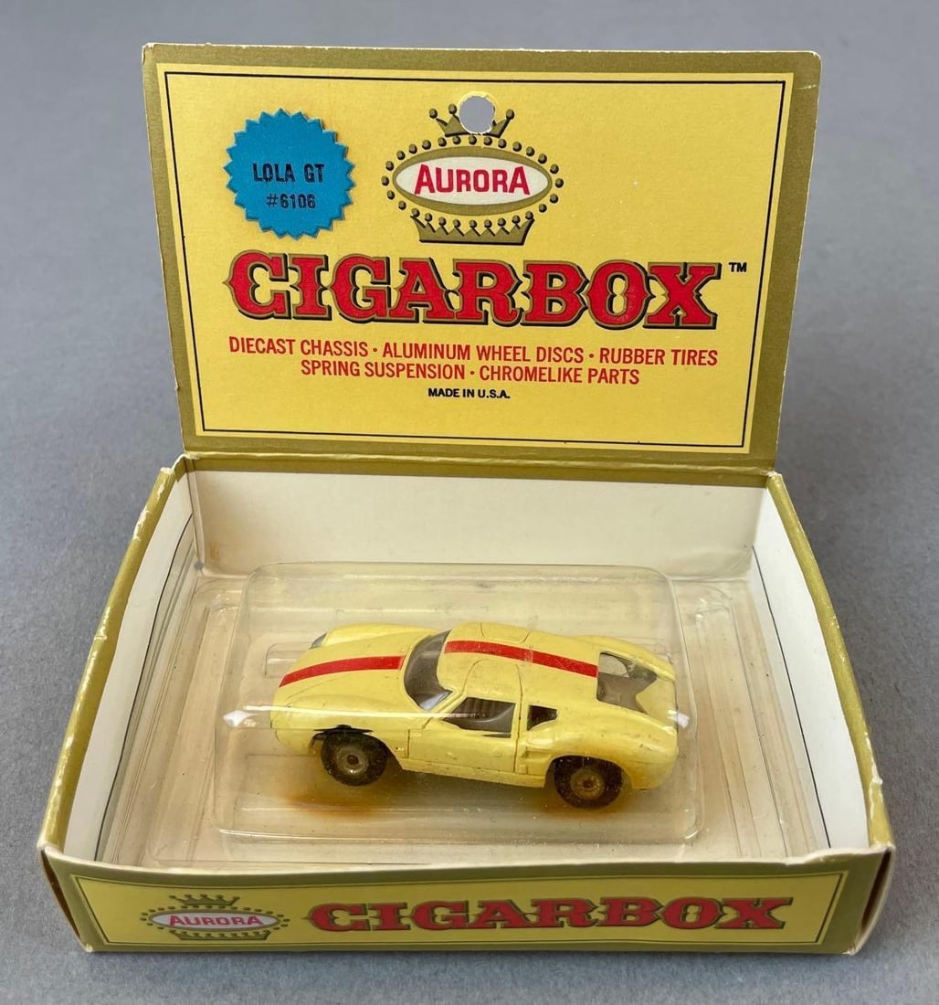 Vintage Aurora Cigar Box Lola GT Die-Cast Vehicle (1 of 3)