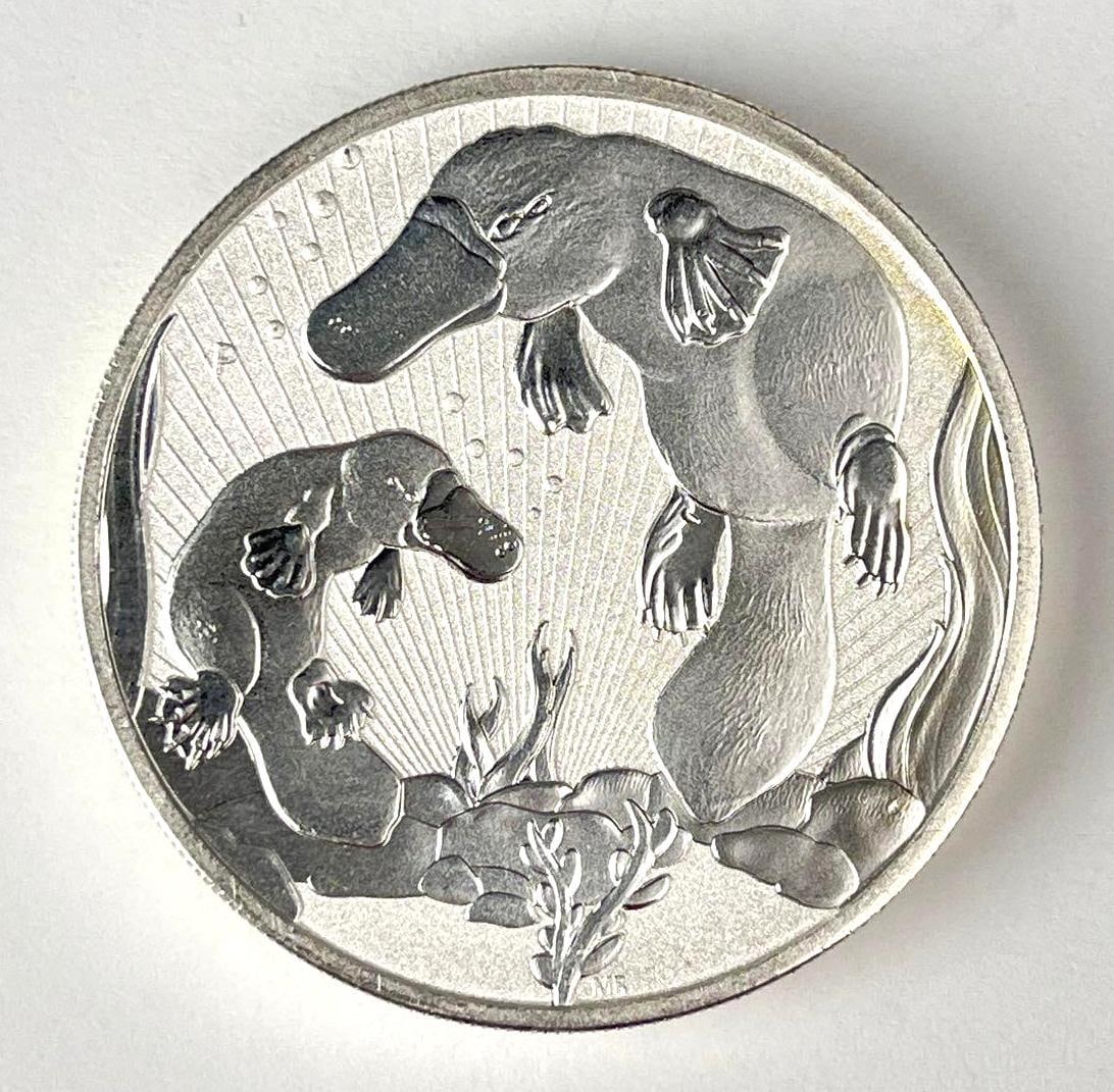 2021 Australia $2 Platypus 2 oz 9999 Silver Coin: 2021 Australia $2 Platypus 2 oz 9999 Silver Coin
