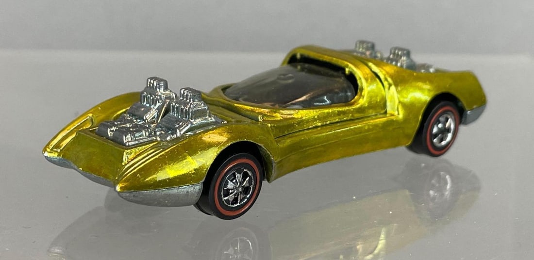 Mattel Hot Wheels Redline Mod Quad Die-Cast Vehicle: Antifreeze, black interior
