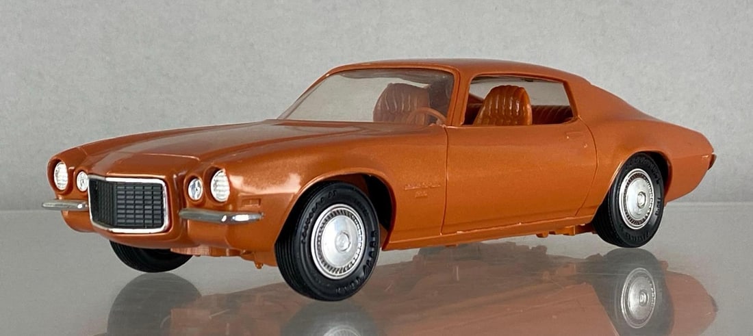 1973 Camaro Rally Sport 350 Orange Dealership Promo Car (1 of 5)