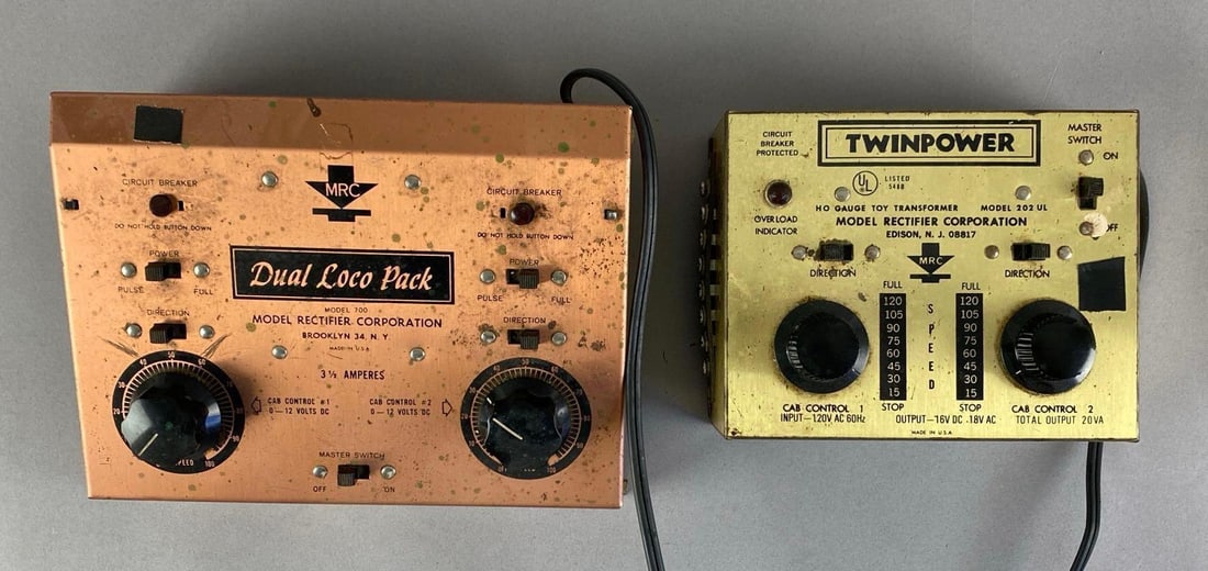 Group of 2 Model Train Transformer Controllers (1 of 2)