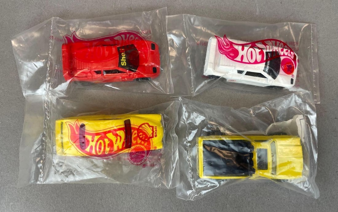 Group of Mattel Hot Wheels Shell Oil Die-Cast Vehicles (1 of 2)