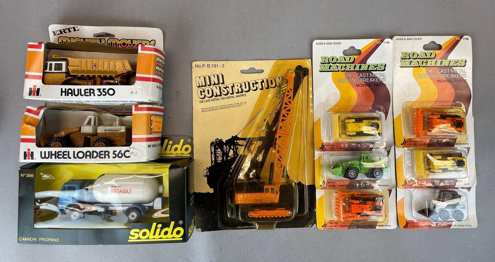 Group of Die-Cast Construction Vehicles (1 of 3)