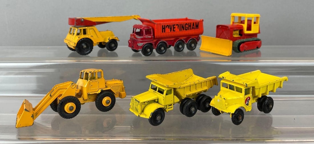 Group of Lesney Matchbox Die-Cast Construction Vehicles (1 of 3)