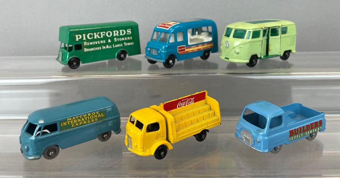 Group of Lesney Matchbox Die-Cast Vans (1 of 3)