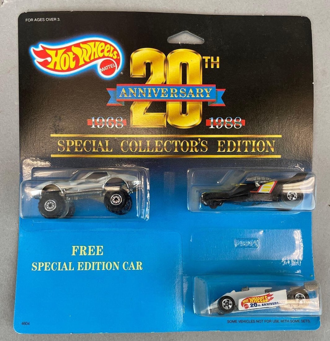 Mattel Hot Wheels 20th Anniversary Die-Cast Vehicle Pack: Original packaging