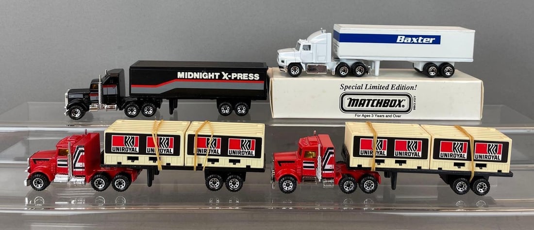 Group of Matchbox Die-Cast Tractor Trailers (1 of 3)