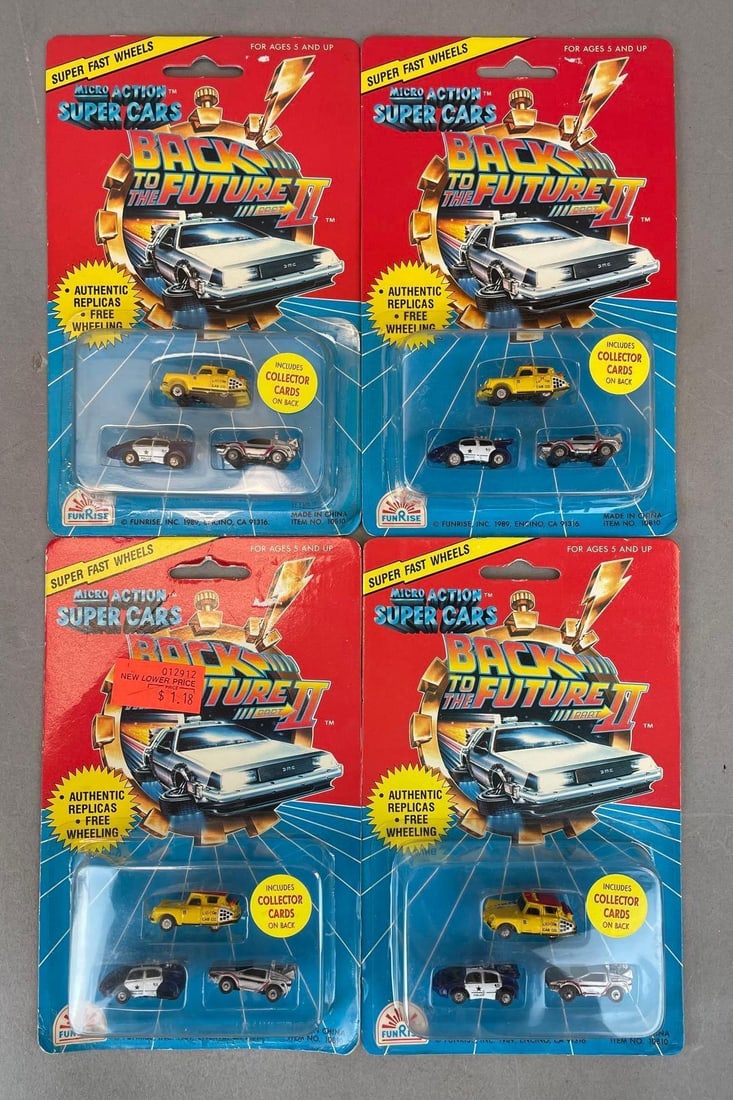 Group of Funrise Back to the Future II Die-Cast Vehicle Sets (1 of 2)