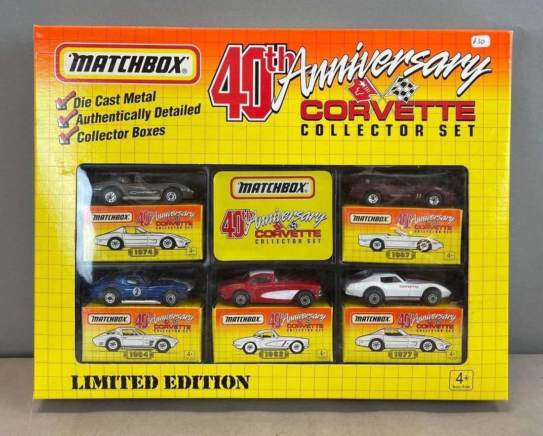 Matchbox 40th Anniversary Die-Cast Corvette Collector Set (1 of 2)