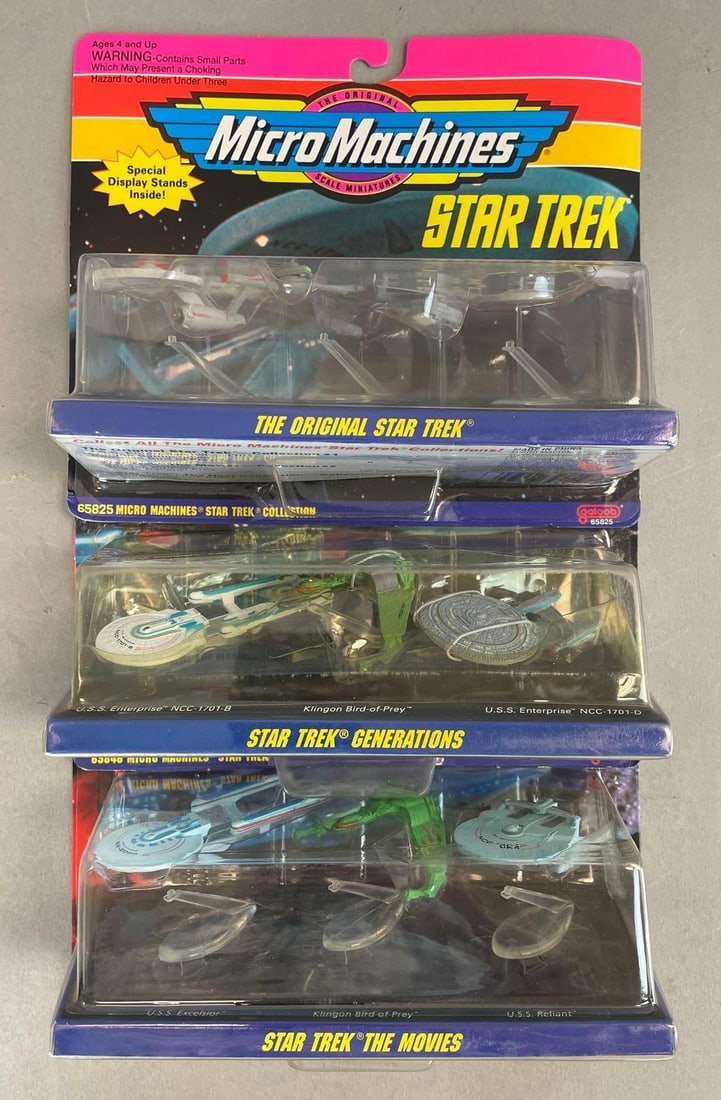 Group of Galoob Micro Machines Star Trek Die-Cast Vehicle Sets (1 of 2)