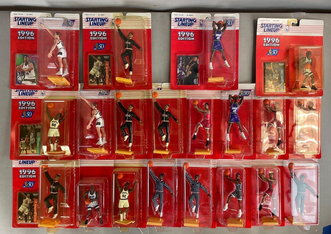 Group of 1996 Edition Starting Lineup Basketball Figures (1 of 3)