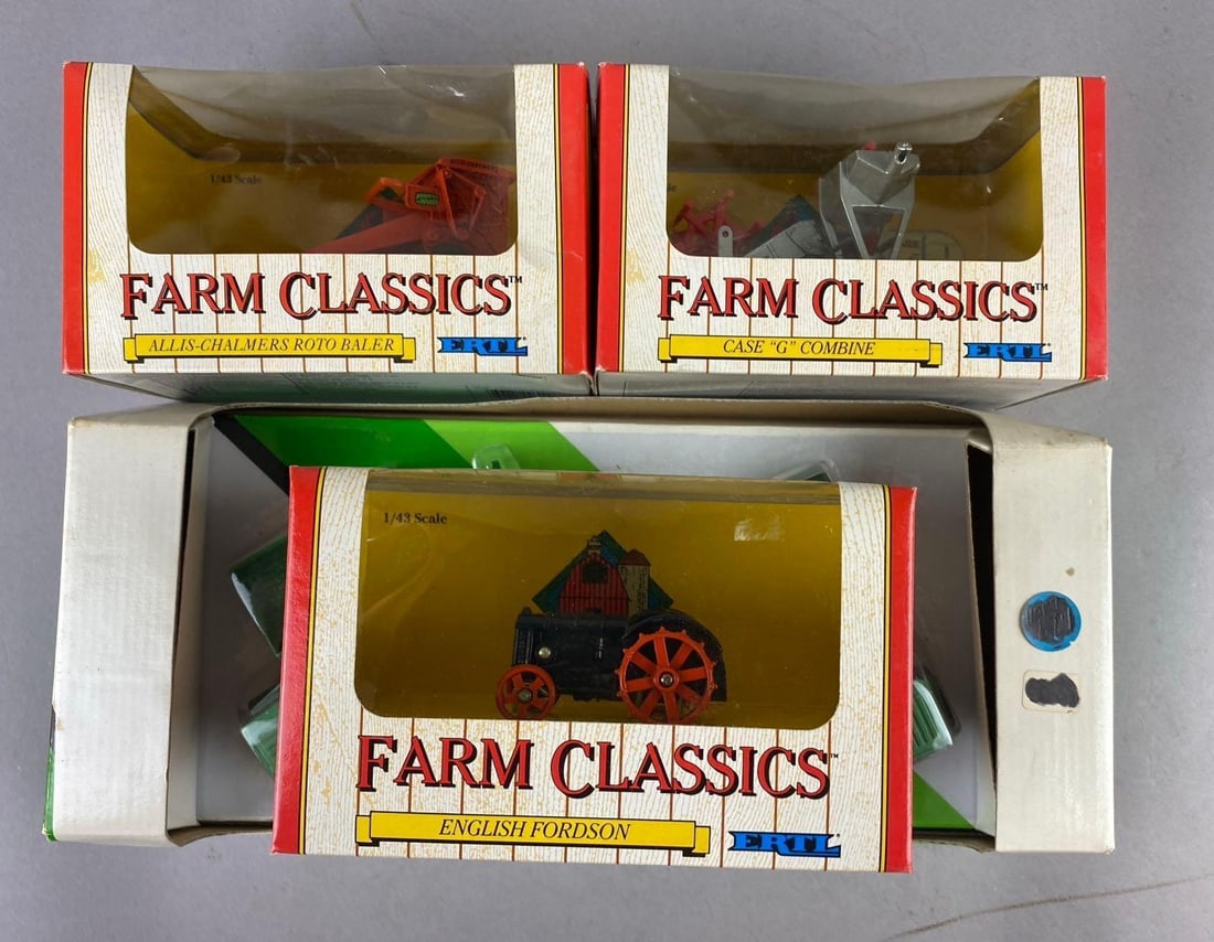 Group of Assorted Vintage ERTL Farm Classics 1/64 Scale Die-Cast Vehicles and More (1 of 2)