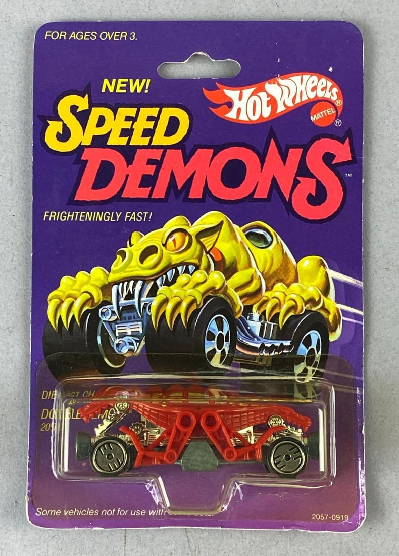 1985 Mattel HotWheel Speed Demons Double Demon 1/64 Scale Die-Cast Vehicles (1 of 2)