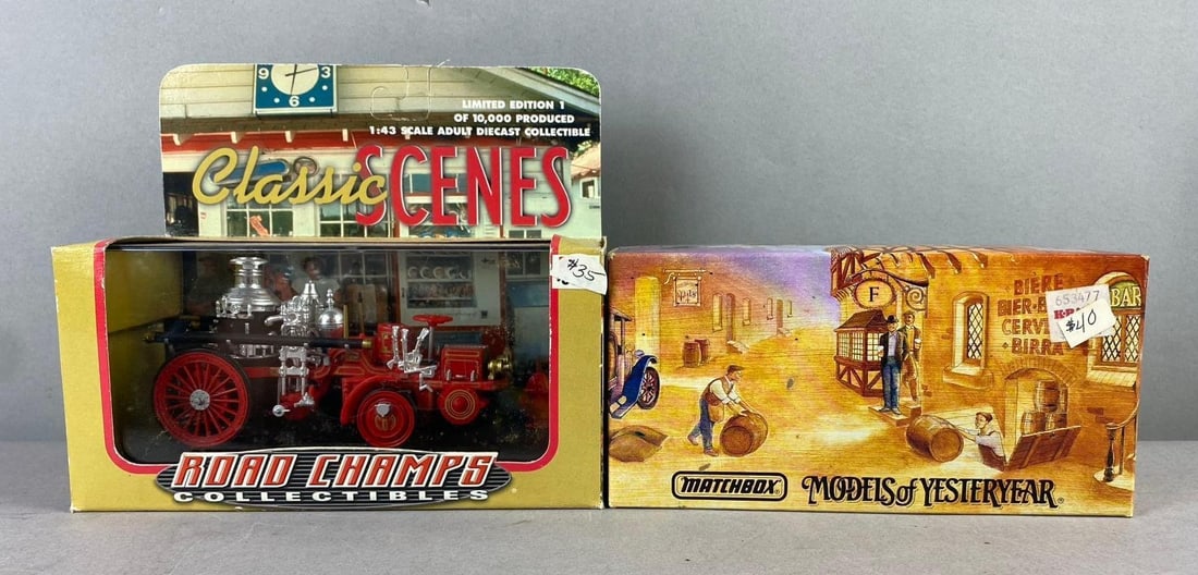 Group of 2 Yesteryear Models 1/43 Scale Die-Cast Steam Wagons (1 of 2)