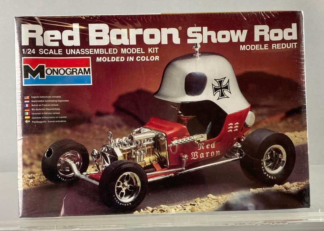 1985 Monogram Red Baron Show Rod 1/24 Scale Model Kit (1 of 4)