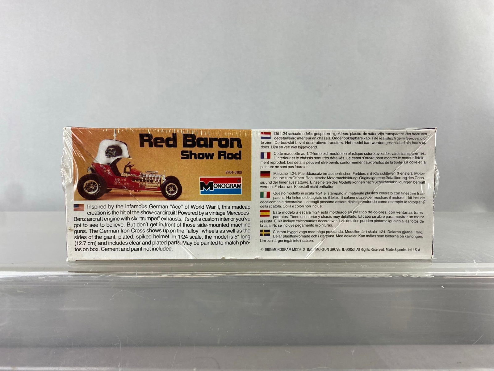 1985 Monogram Red Baron Show Rod 1/24 Scale Model Kit - 2