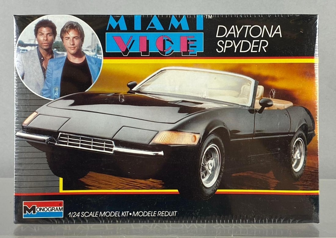 1986 Monogram Miami Vice Daytona Spyder 1/24 Scale Model Kit (1 of 4)