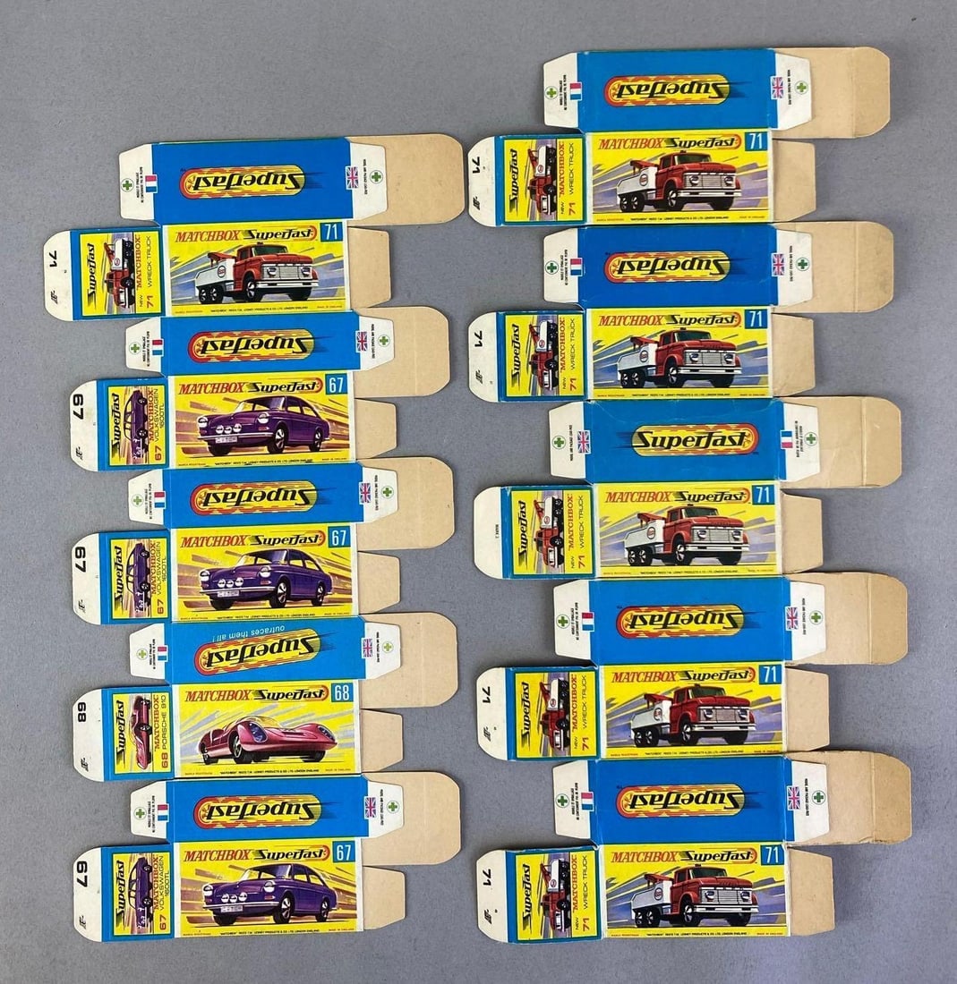 Group of Lesney Matchbox Type G Boxes (1 of 1)