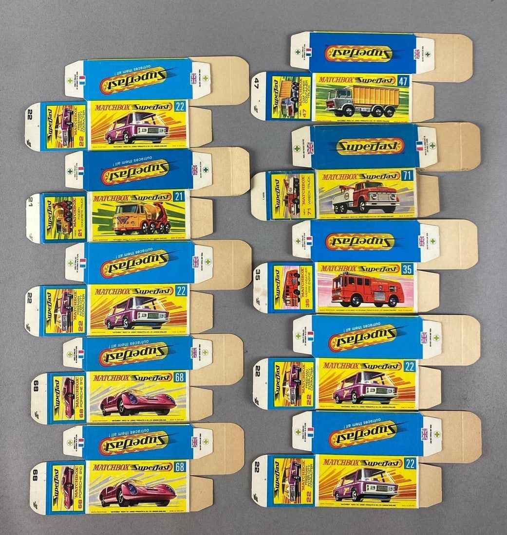 Group of Lesney Matchbox Type G Boxes (1 of 1)