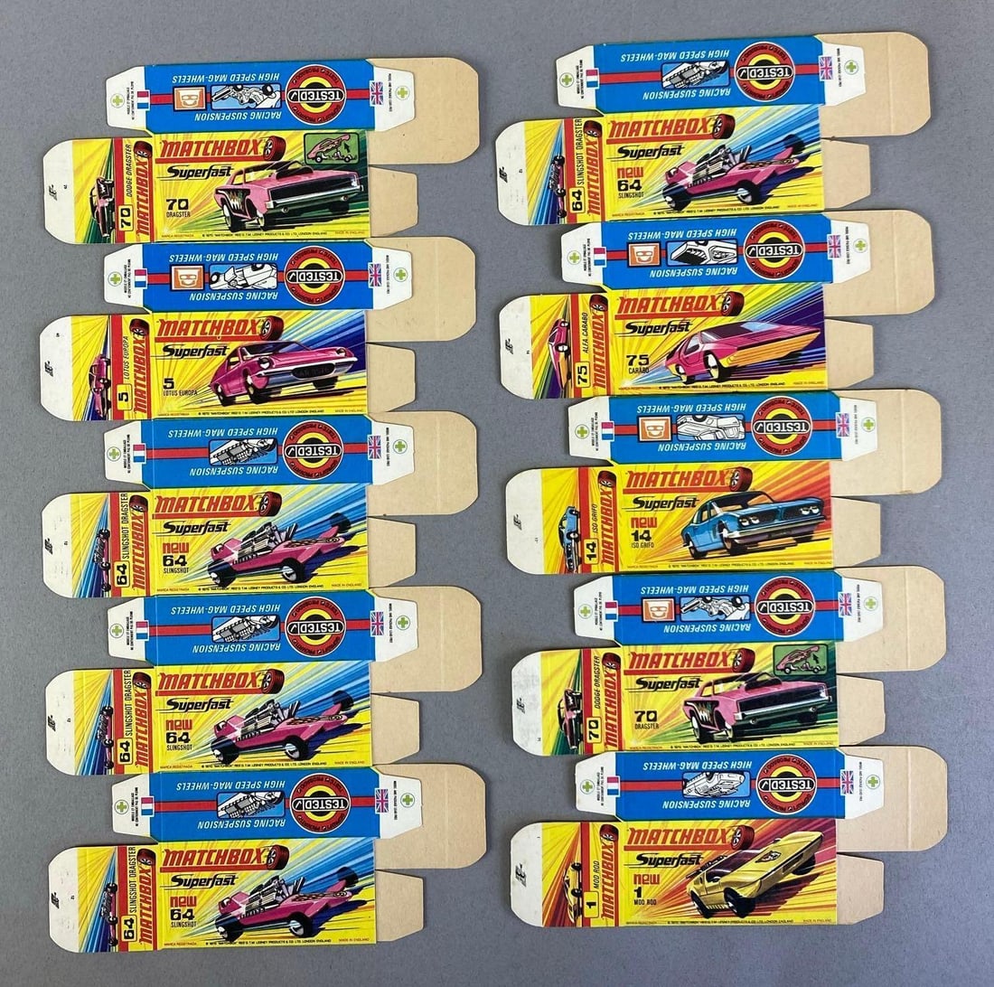 Group of Lesney Matchbox Type H Boxes (1 of 1)