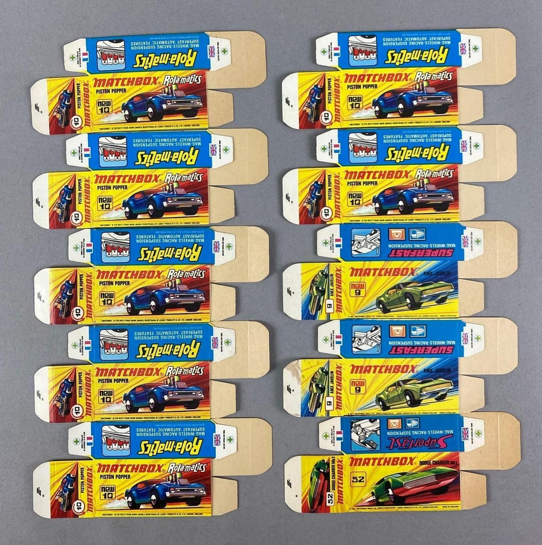 Group of Lesney Matchbox Type I Boxes (1 of 1)