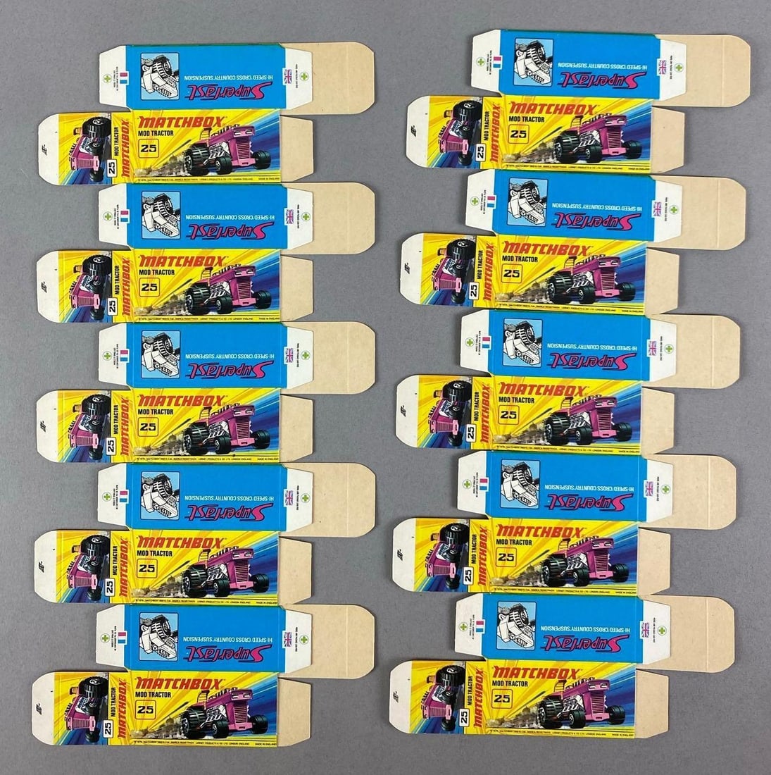 Group of Lesney Matchbox Type I Boxes (1 of 1)
