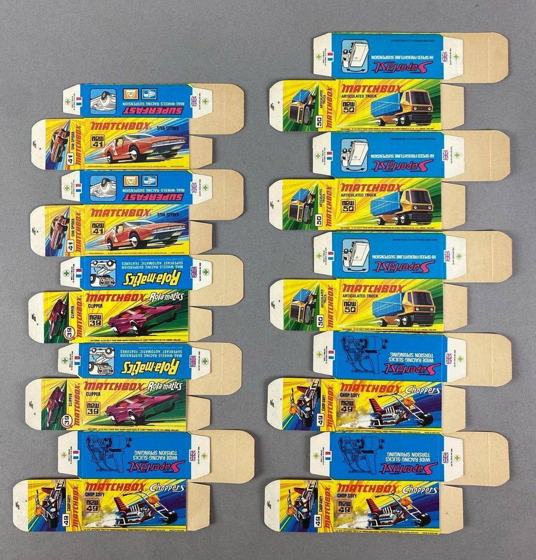 Group of Lesney Matchbox Type I Boxes (1 of 1)