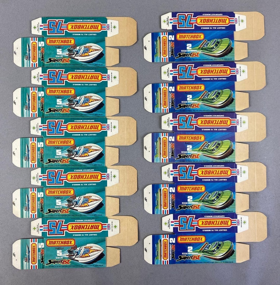 Group of Lesney Matchbox Type J Boxes (1 of 1)